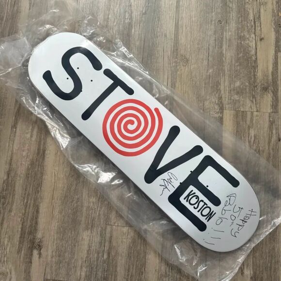Rare Signed Eric Koston Skate Mental Pro Model STOVE Skateboard Deck Autographed - Picture 1 of 5